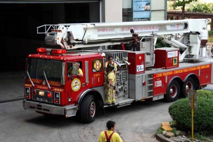 Cebu Gets First Aerial Fire Truck - From the News Desk-Philippines news